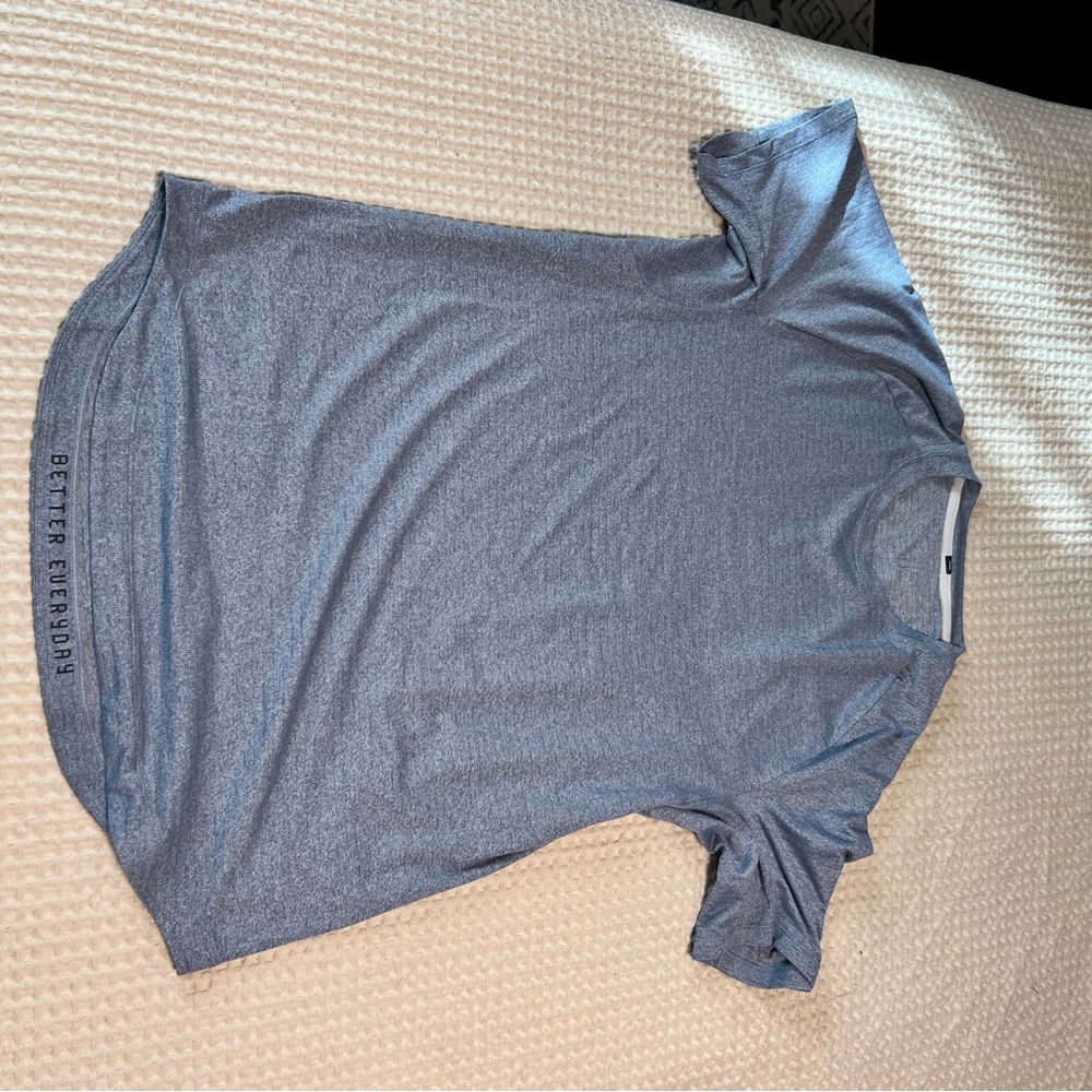 lululemon athletica Blue Short Sleeve Tee
